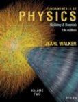 Fundamentals of Physics, Volume 2, Chapters 21-44 | Edition: 10