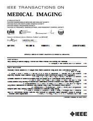 IEEE TRANSACTIONS ON MEDICAL IMAGING